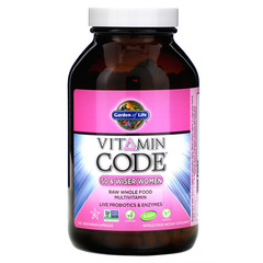 Garden of Life, Vitamin Code, для женщин в возрасте от 50 лет, 240 вегетарианских капсул