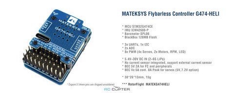 Полётный контроллер Matek G474-HELI