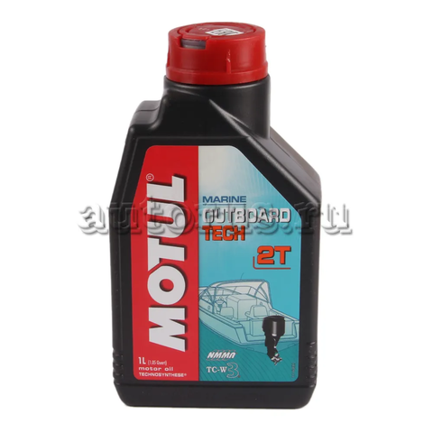 Масло моторное для 2-x тактных двигателей Motul MARINE 2T 2T OUTBOARD TECH 2T TC-W3 - 1 Л (102789)