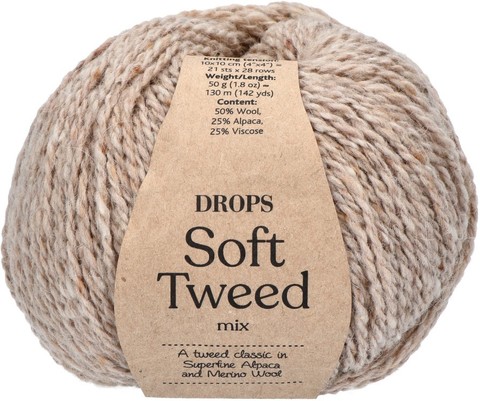 Пряжа Drops Soft Tweed 03 песок