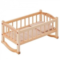 Кукольная люлька из дерева Paremo бежевый текстиль PFD116-03