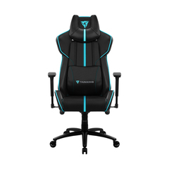 Кресло игровое компьютерное ThunderX3 BC7-BC, Black-Cyan