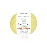 Пряжа Gazzal Baby Cotton XL 3413 светло-желтый