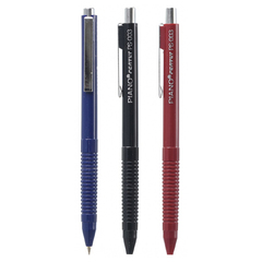 Ручка шариковая, масляная, автоматическая, Piano, синие чернила, серия "Featly", рифлёный цветной корпус, 24 шт