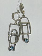 Готика (серьги из серебра)