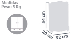 DeCuevas Гардеробный шкаф для куклы серии 