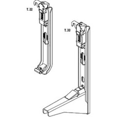 Комплект настенных креплений для радиатора Kermi тип 33  высота 200 мм, 2 шт.