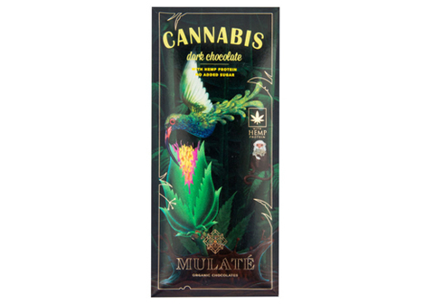 Горький шоколад с белком каннабиса, 80г
