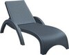Шезлонг пластиковый Siesta Contract GS 1009 (Fiji), антрацит