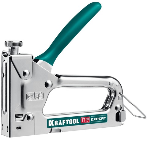KRAFTOOL Expert-53, тип 53 (A/10/JT21) 23GA (4 - 14 мм), стальной компактный степлер (3187)