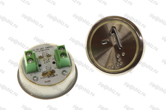 Кнопка (кнопочный модуль) EA2406S-S-R "-1 этаж", круглая, красная статическая подсветка, Брайль