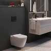 Berges 43352 Комплект : инсталляция АТОМ Line кнопка белая, унитаз MASCON Rimless, сиденье тонкое дюропласт микролифт, быстросъёмное