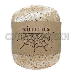 Wool Sea Paillettes 080 (экрю)