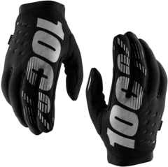 Перчатки 100% Brisker Glove утепленные размер: L Black/Grey