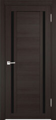 Межкомнатная дверь Z-4 / Цвет тон Грей / Остекление "Лакобель черное" / Двери Верда