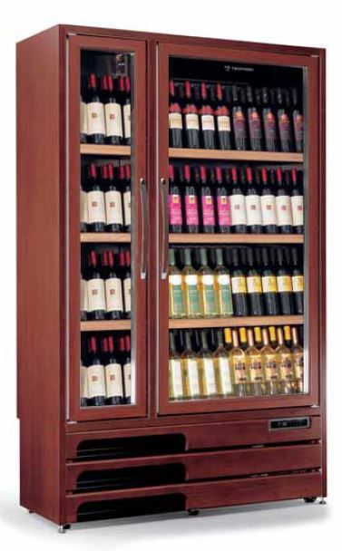 ШКАФ ВИННЫЙ ДЕРЕВ.TECFRIGO ENOPRESTIGE 600 5TV ТЕМН.ОРЕХ