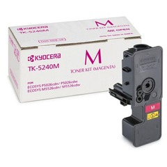 Тонер-картридж Kyocera TK-5240M для M5526/P5026, пурпурный. Ресурс 3000 стр (1T02R7BNL0)