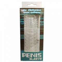 Насадка для пениса с мягкими усиками, прозрачная