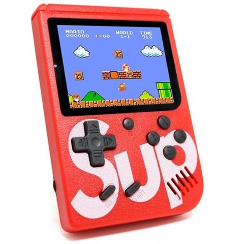 Портативная игровая консоль игра Sup Game Box 400 in1 Retro Game (Красный)