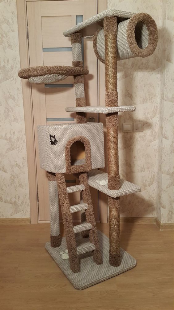 Домик для кошек когтеточки игровые комплексы Дом для кота С-12 купить винтернет магазине по выгодным ценам 13100.0