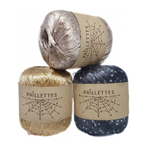 Wool Sea Paillettes (100% полиэстер, 50г/275м)