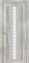 Дверь PSL-16 / Цвет Сан-ремо серый / белый сатинат / Двери PROFILO PORTE