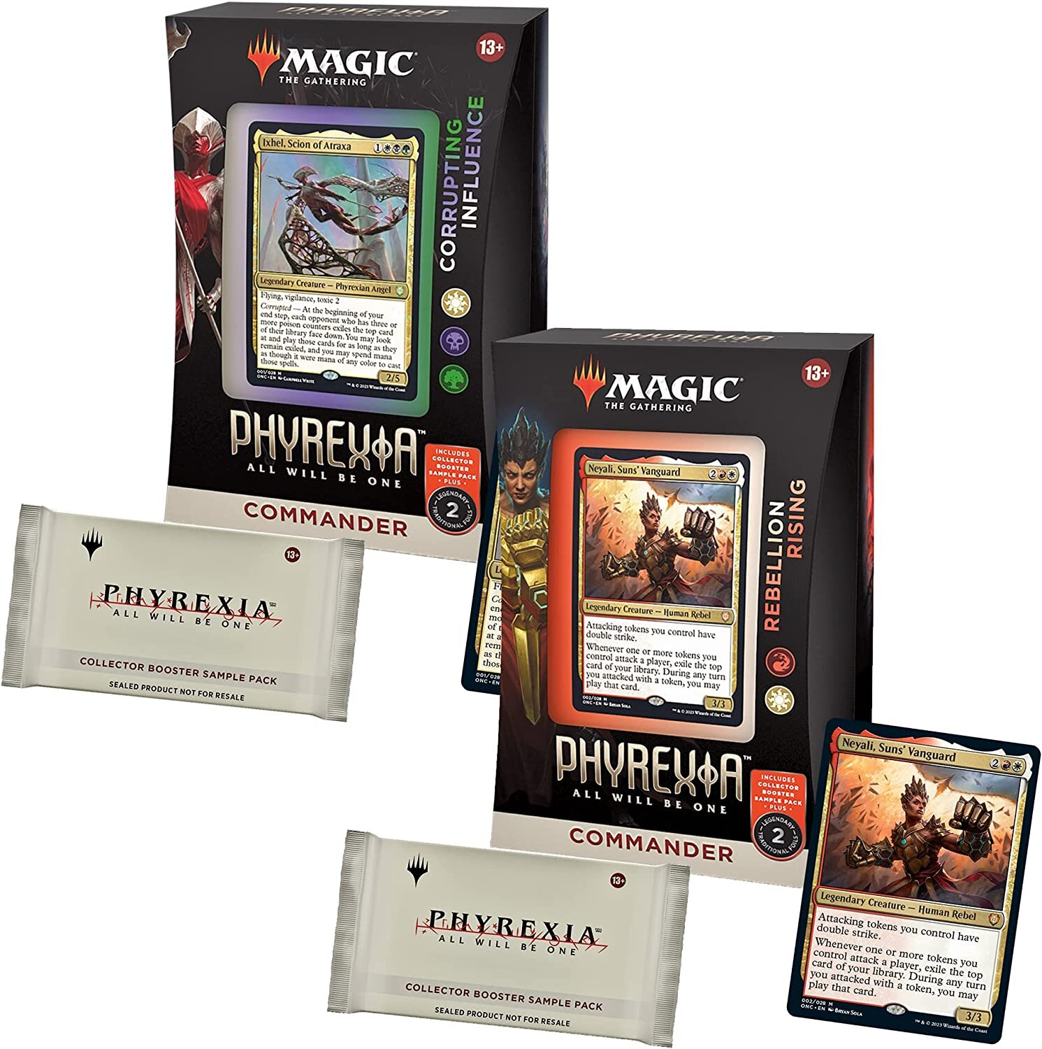 2 готовые колоды Commander - Phyrexia: All Will be One - купить по выгодной  цене | Единорог - Настольные игры