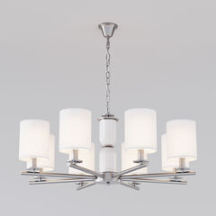 Подвесная люстра Eurosvet Caprera 60146/8 никель