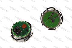 Кнопка (кнопочный модуль) RT42 RUS "14 Этаж", круглая, красная подсветка, Брайль.