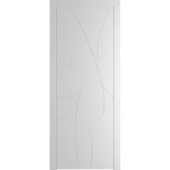 Межкомнатная дверь эмаль Profil Doors 6PE крем вайт глухая