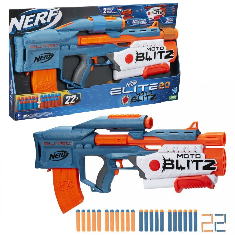 Игрушечное оружие HASBRO Nerf NERF Elite 2.0 Motoblitz CS-10 - Бластер нерф  элит мотоблиц - Нерф F5872 купить в Москве | Доставка по России.