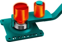 KRAFTOOL 16 PT, плавный гиб, на подшипнике, ручной станок для гибки арматуры (23306)