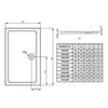 Душевой поддон 80х120 см Radaway Doros SDRD1280-01