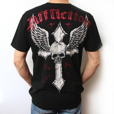 Affliction | Футболка мужская Live Fast Tee A100 спина
