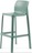 Стул барный Net Stool пластиковый зеленый Nardi Италия