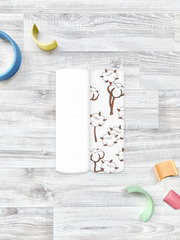 Сет из 2х муслиновых пелёнок Mjölk Хлопок/White