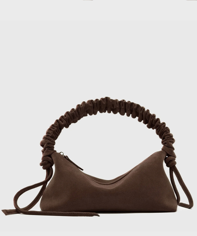 Сумка Banana Mini Suede Chocolate