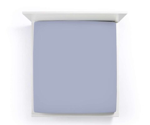 Простыня на резинке 180x200-200x220 Formesse Bella Donna Jersey 0211 jeans blue