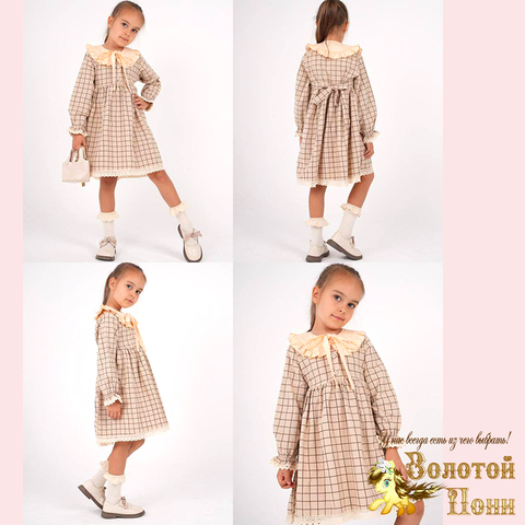 Платье микровельвет д (3-6) 251112-R6140