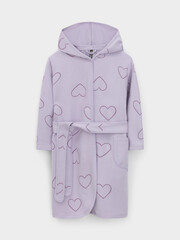 халат  для девочки  К 5763/лепесток орхидеи,контурное сердце