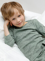 пижама  для мальчика  К 1552/весенний зеленый,динозавры