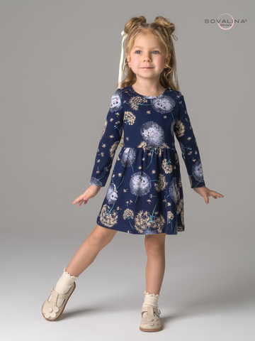 Платье Эля ежик с одуванчиком