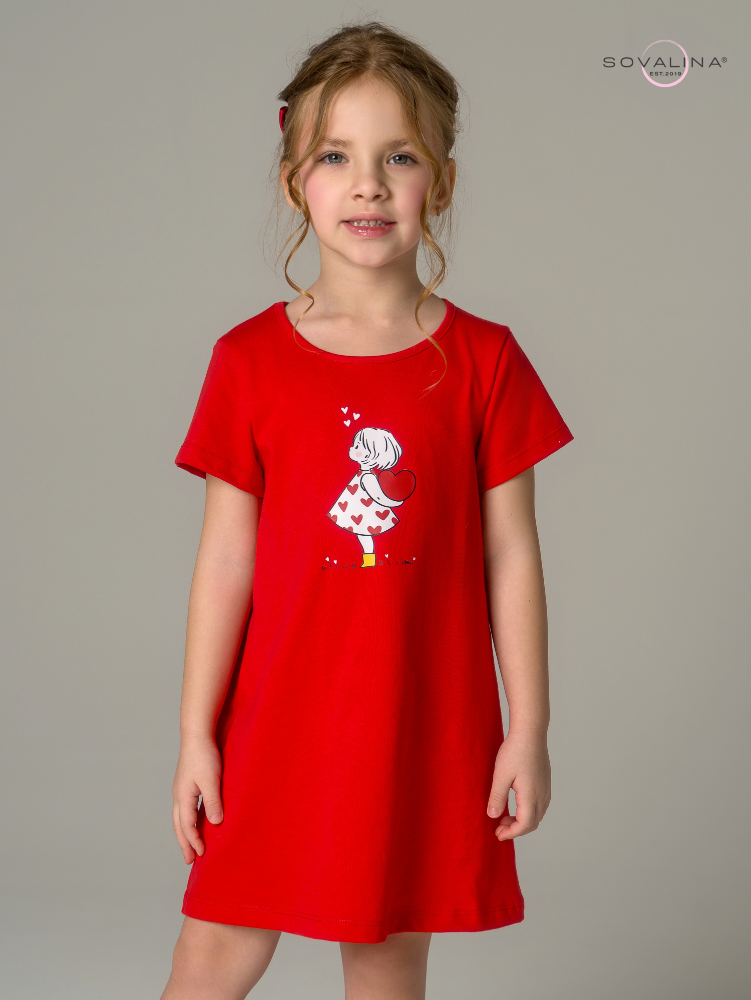 Платье Home красный Girl