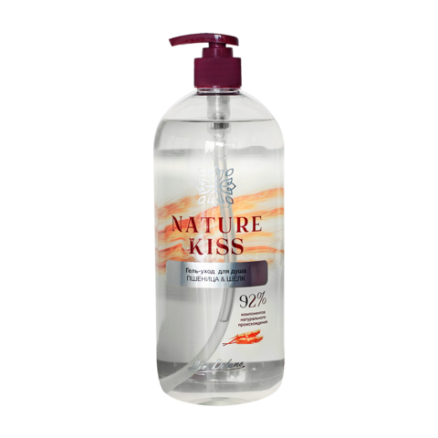 Liv-delano Nature Kiss Гель-уход для душа Пшеница & Шелк 1000мл