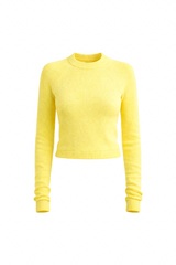 Джемпер из нейлона в желтом цвете