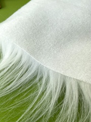 Мех длинноворсовый, ворс 8-9 см, для игрушек и рукоделия, 50*50 см (+- 2 см), 100% п/э, 1 отрез.