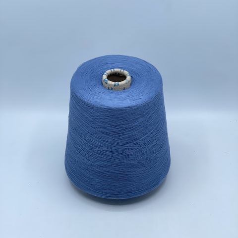 Бобинная пряжа,Cotton combed, 1693м. 100%Хлопок, Деним(818), 39178