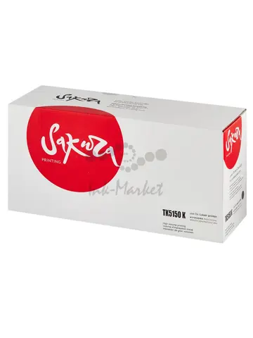 Картридж Sakura TK5150K (1T02NS0NL0) для Kyocera Mita, черный, 12000 к.