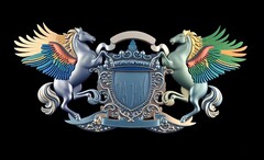 Силиконовый молд № 2623 Пегасы