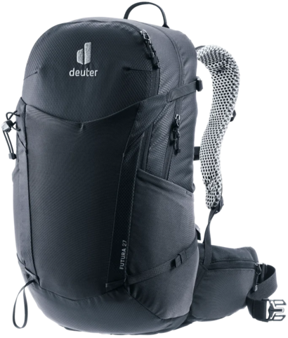 Картинка рюкзак туристический Deuter Futura 27 Black - 1